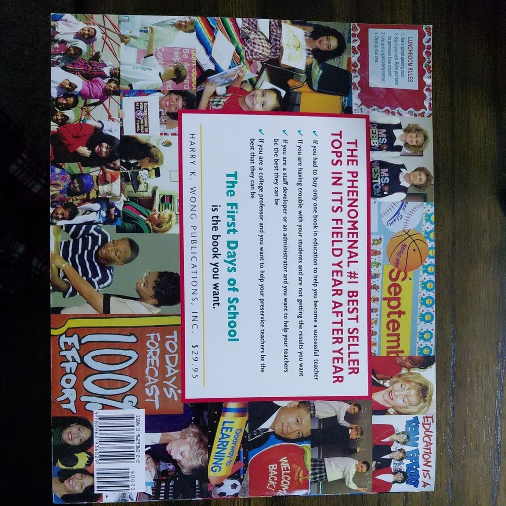 First Days of School : How to Be an Effective Teacher by Rosemary T. Wong and...